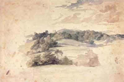 Anthony Van Dyck Hilly landscape with trees (mk03)